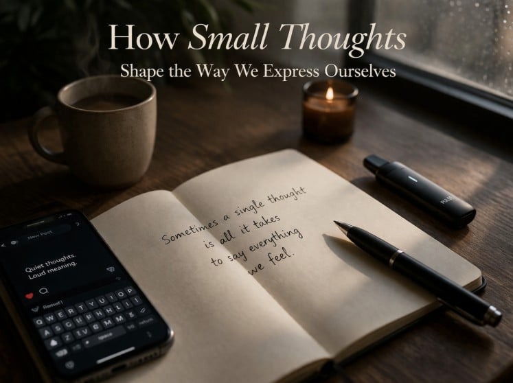How Small Thoughts Shape the Way We Express Ourselves