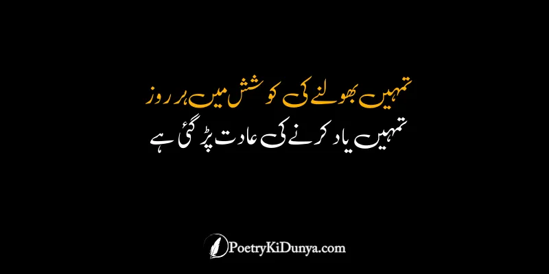 Sad love poetry in Urdu