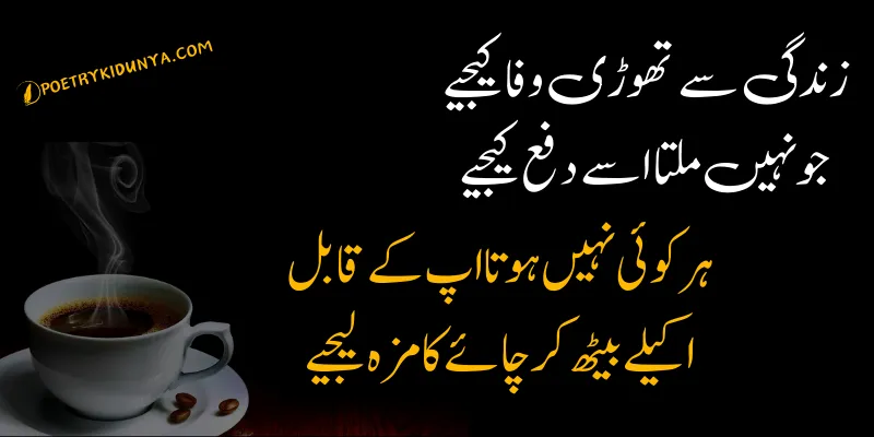 Chai Shayari - Best Tea Poetry in Urdu 2 lines - Chai poetry Tea Poetry in Urdu
