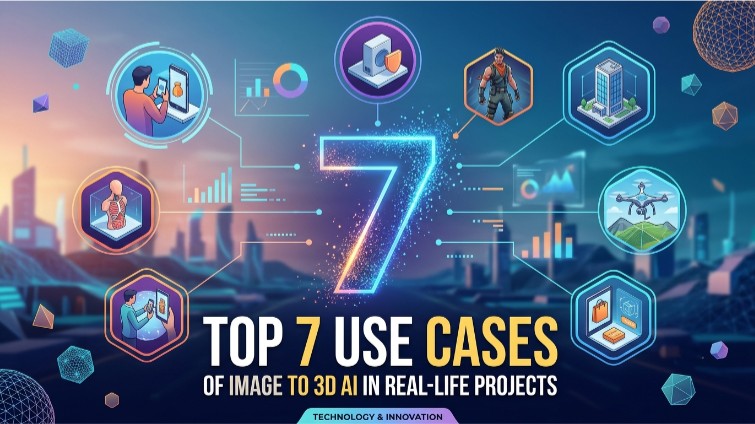 Top 7 Use Cases of Image to 3D AI in Real-Life Projects