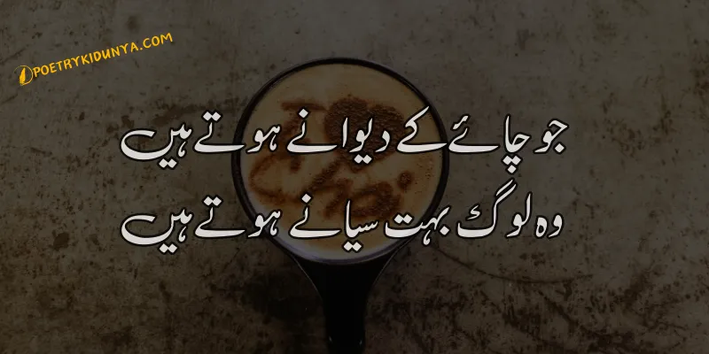 Chai Shayari - Best Tea Poetry in Urdu 2 lines - Chai poetry chai poetry in Urdu text SMS