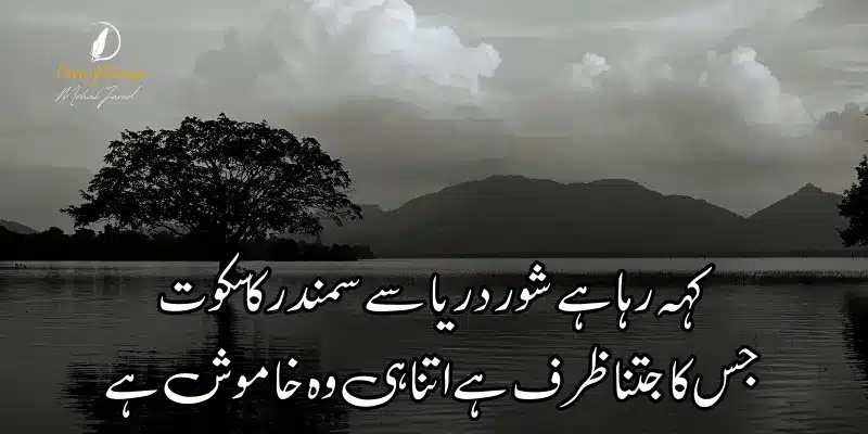 hurt khamoshi poetry in urdu