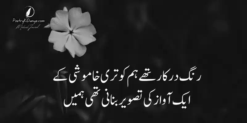 khamoshi poetry in urdu copy paste
