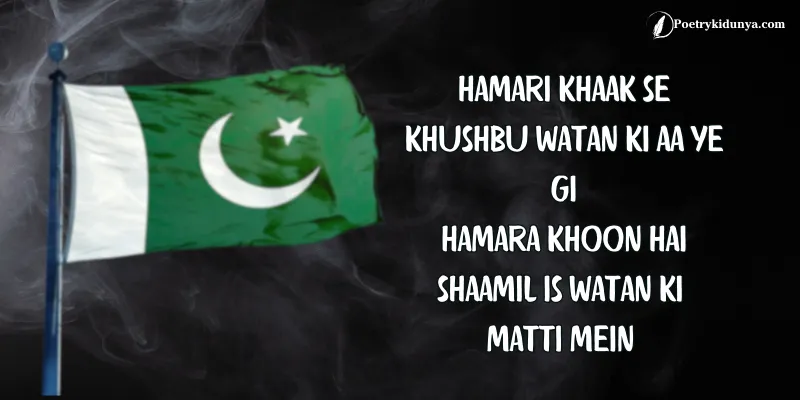 Shaheed poetry in Urdu- Martyrs quotes quote in roman english about army soliders salute pakistan flag