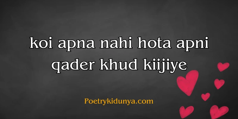 Qadar poetry in Urdu 2 lines-Qadar Quotes roman english qadar shayari 2 lines